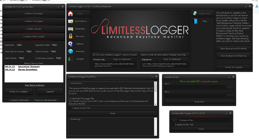 Limitless Keylogger 2025