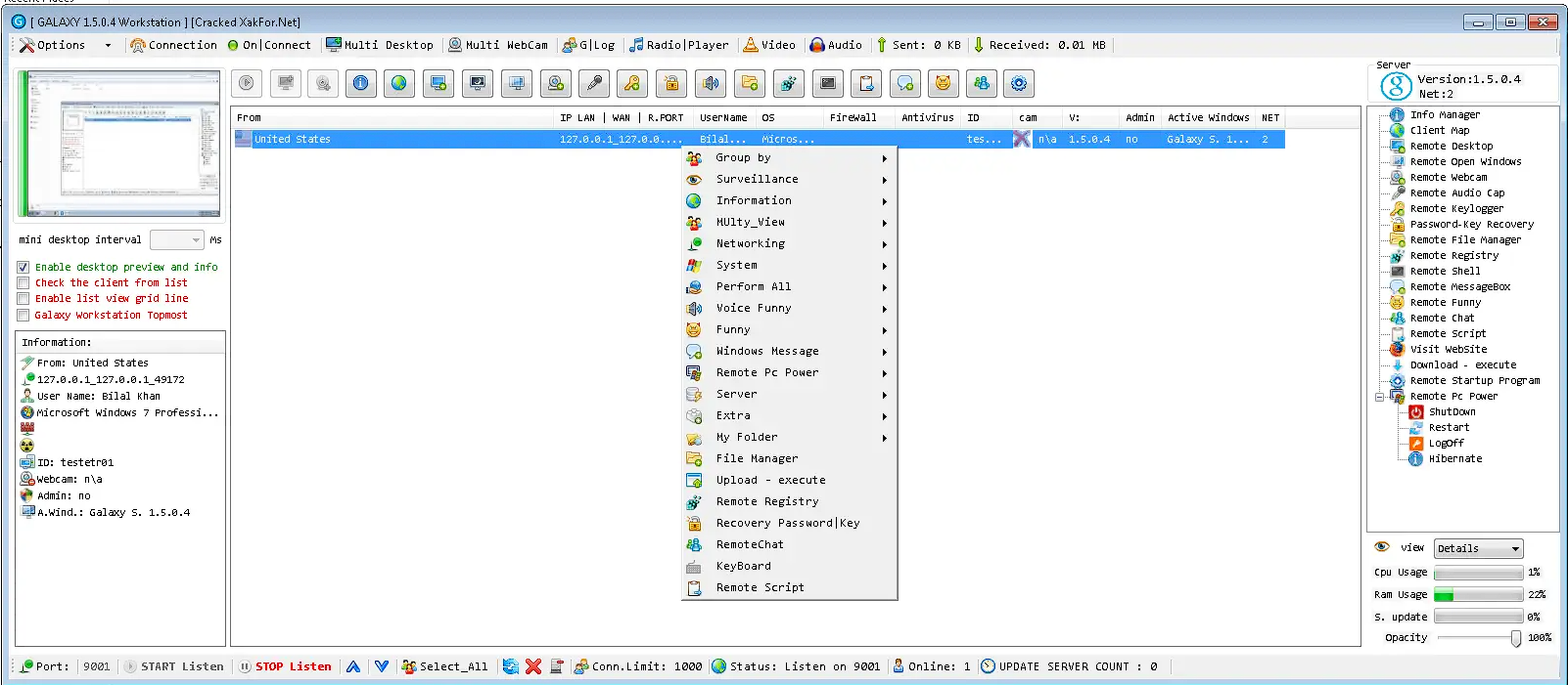 Galaxy Workstation