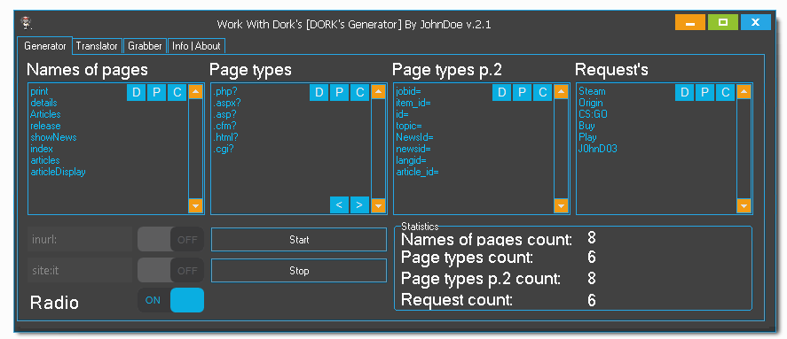  Work With Dorks DORK s Generator-Dork Generator 