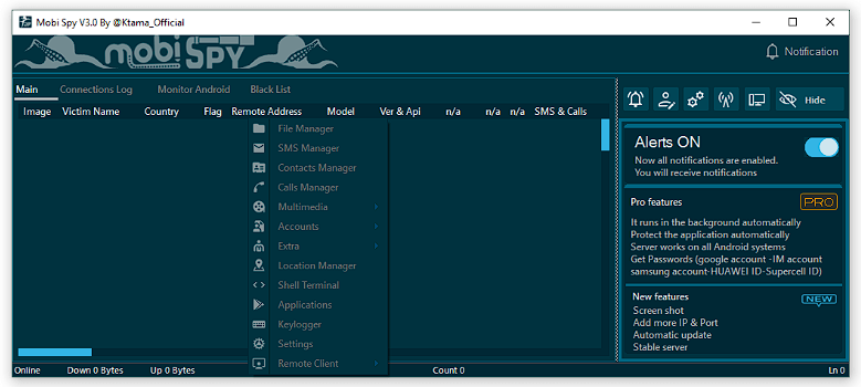 Mobi Spy v3.0 analysis trojan