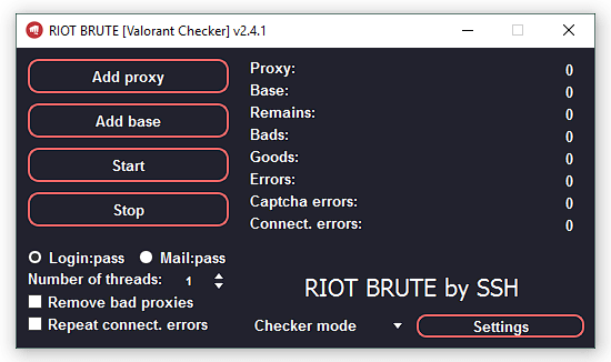 Riot Brute – Valorant Checker